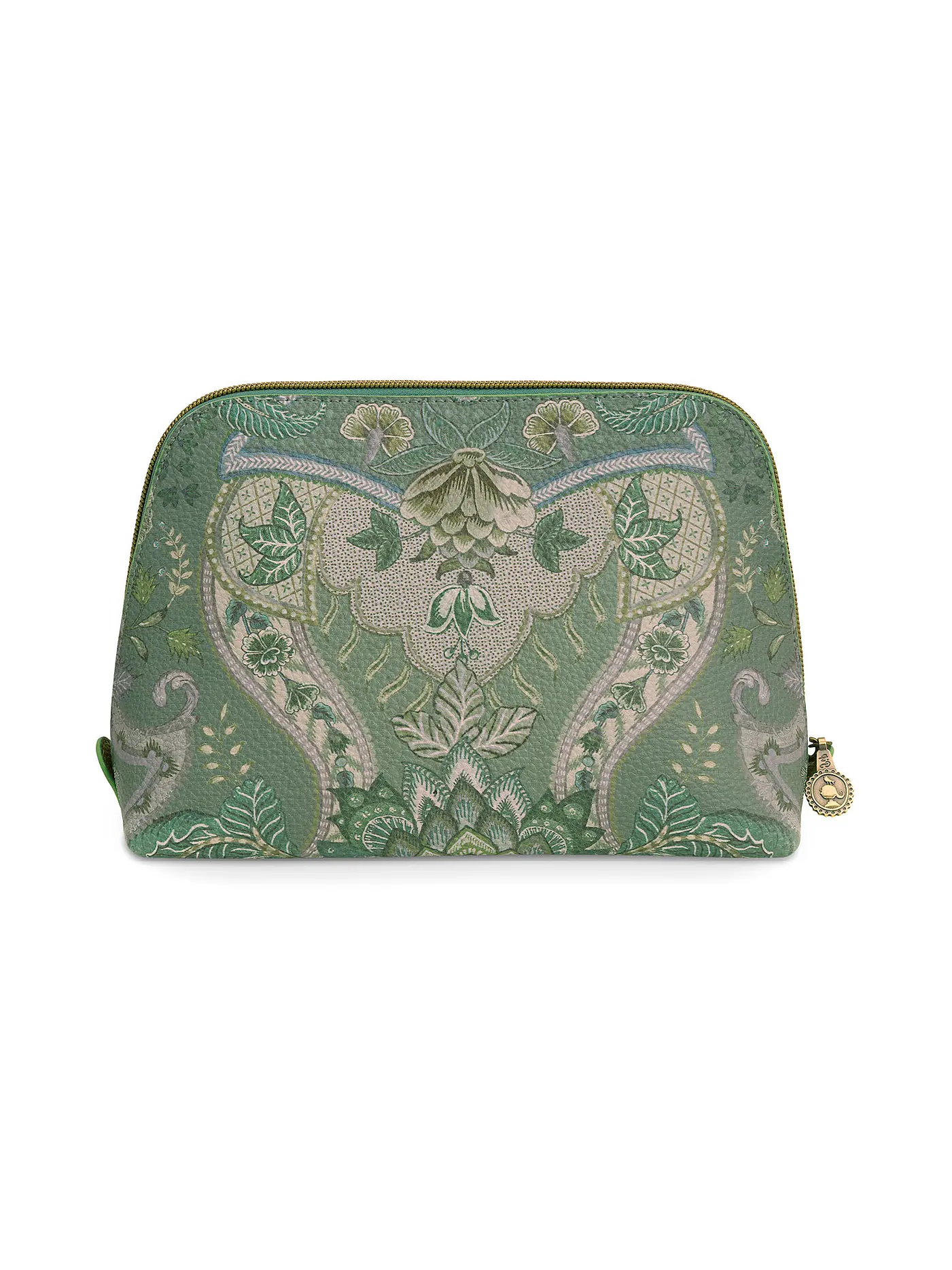 PIP STUDIO | Kosmetiktasche Triangle KYOTO FESTIVAL 17x16,5x8cm greem | 